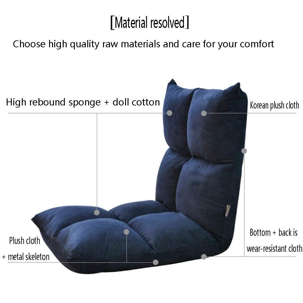 Axdwfd Sedie a sdraio Chaise longue, gioco pieghevole for divani da gioco Pouf reclinabile for divano regolabile a 5 file