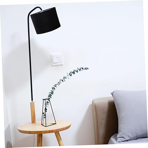 Miniatura 4 de Pantalla de lámpara colgante de tela ovalada negra, pantalla de lámpara de pie E27, cubierta de luz con clip, cubierta de luz de repuesto para