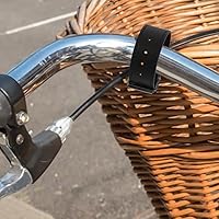 Vista 3 de Correas delanteras para bicicleta, 2 pares de correas de cesta de bicicleta, correas ajustables para cesta de bicicleta, correas delanteras