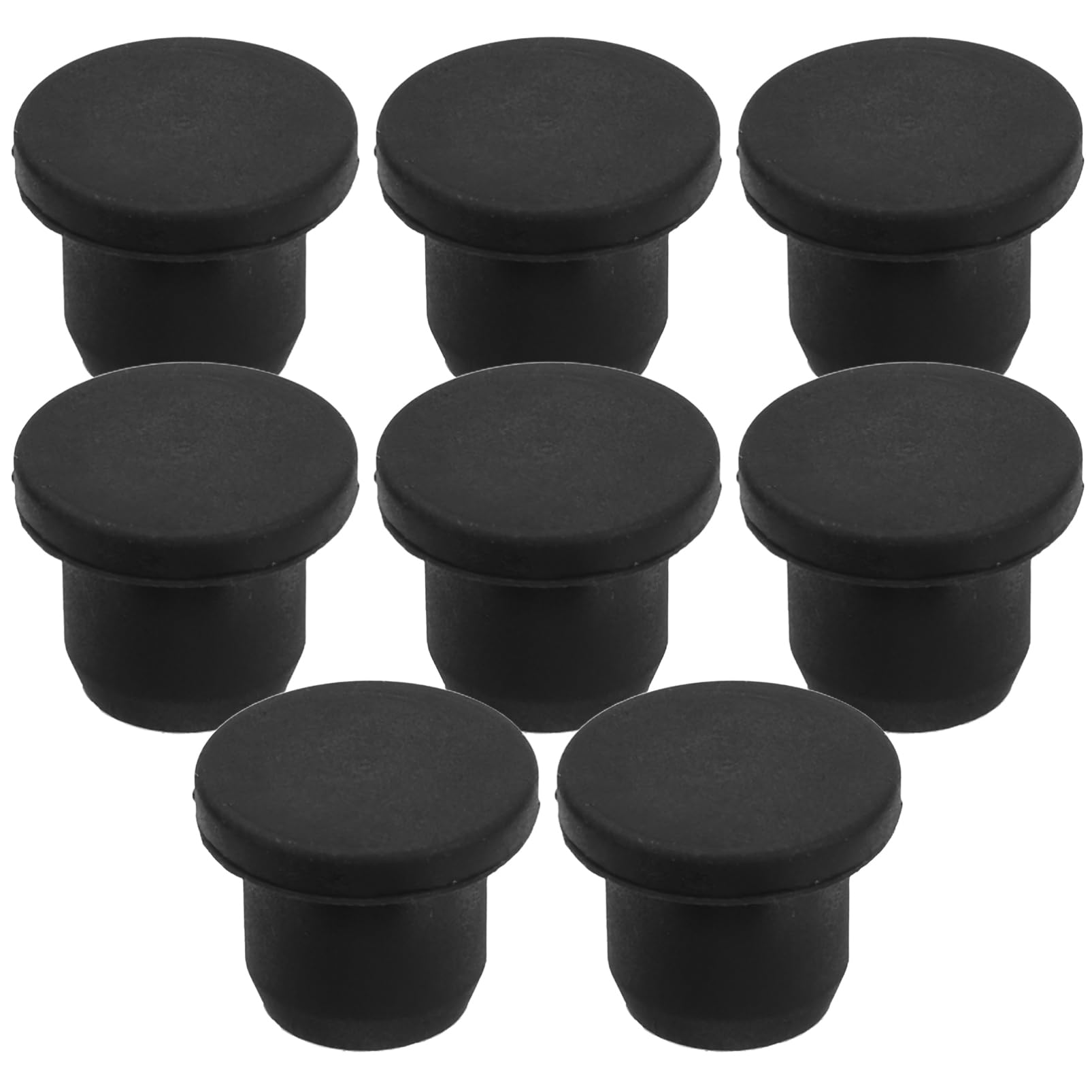 Cabilock 8Pcs Leak Rubber Stoppers for Vials Test Tubes Lab Seal Corks for Chemical Bottles and Versatile Plug for Laboratory Use