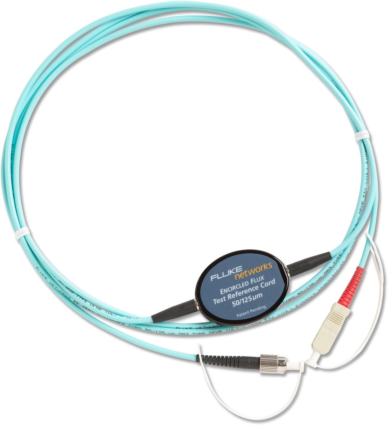 Fluke Networks MRC-50-EFC-SCFC Multimode Encircled Flux Compliant Test Reference Cord for Testing 50µm FC Terminated Fibers, 2m Length, SC/FC Male Network, Fiber Tester Accessory