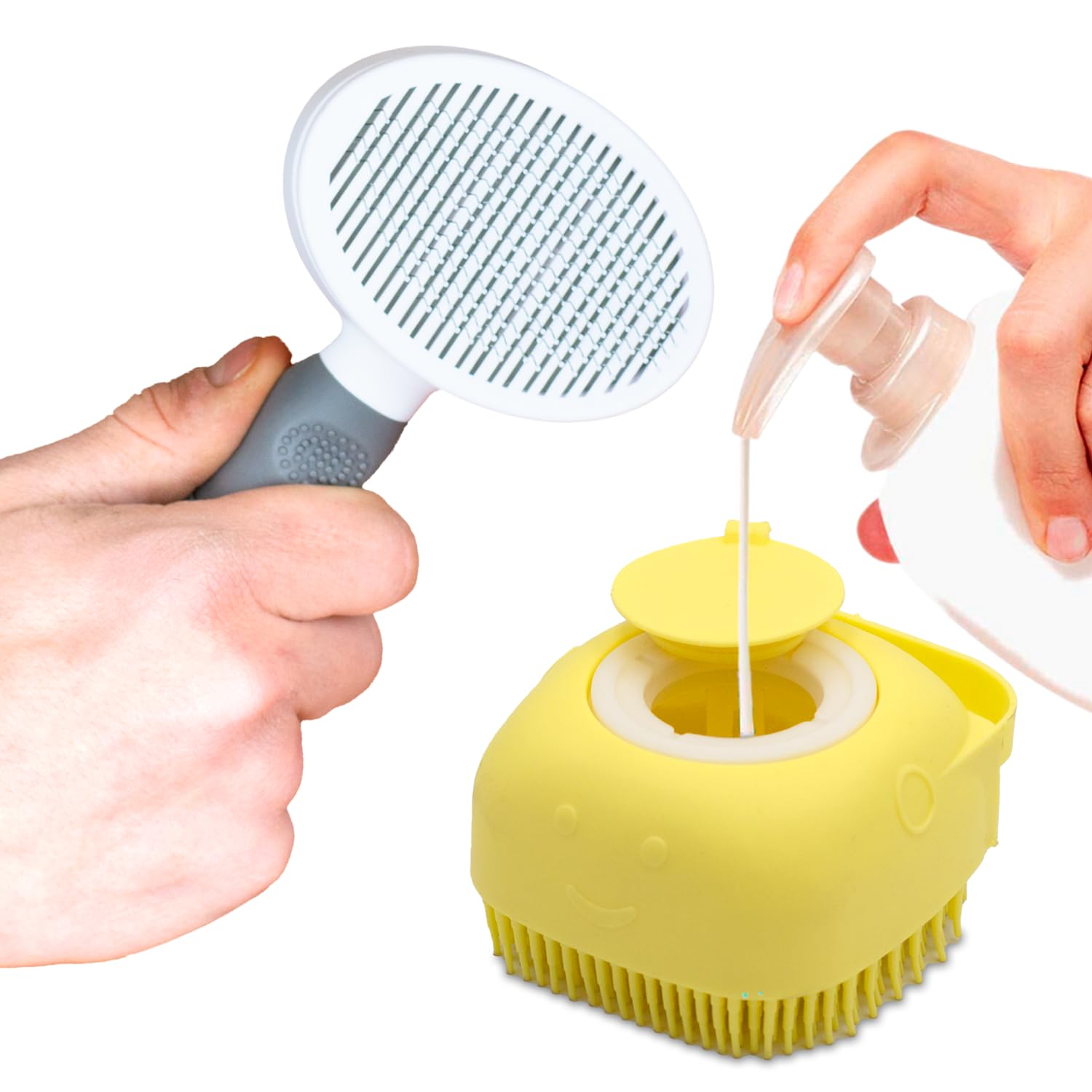 "Cat Brush Pelo Peine Mascotas - Cepillo Gatos con Agua: Quitapelos Gato y Perro - Cepillo Pelo Perro - Cepillo para Gatos Quitapelo - Herramienta Completa de Cuidado para Mascotas"