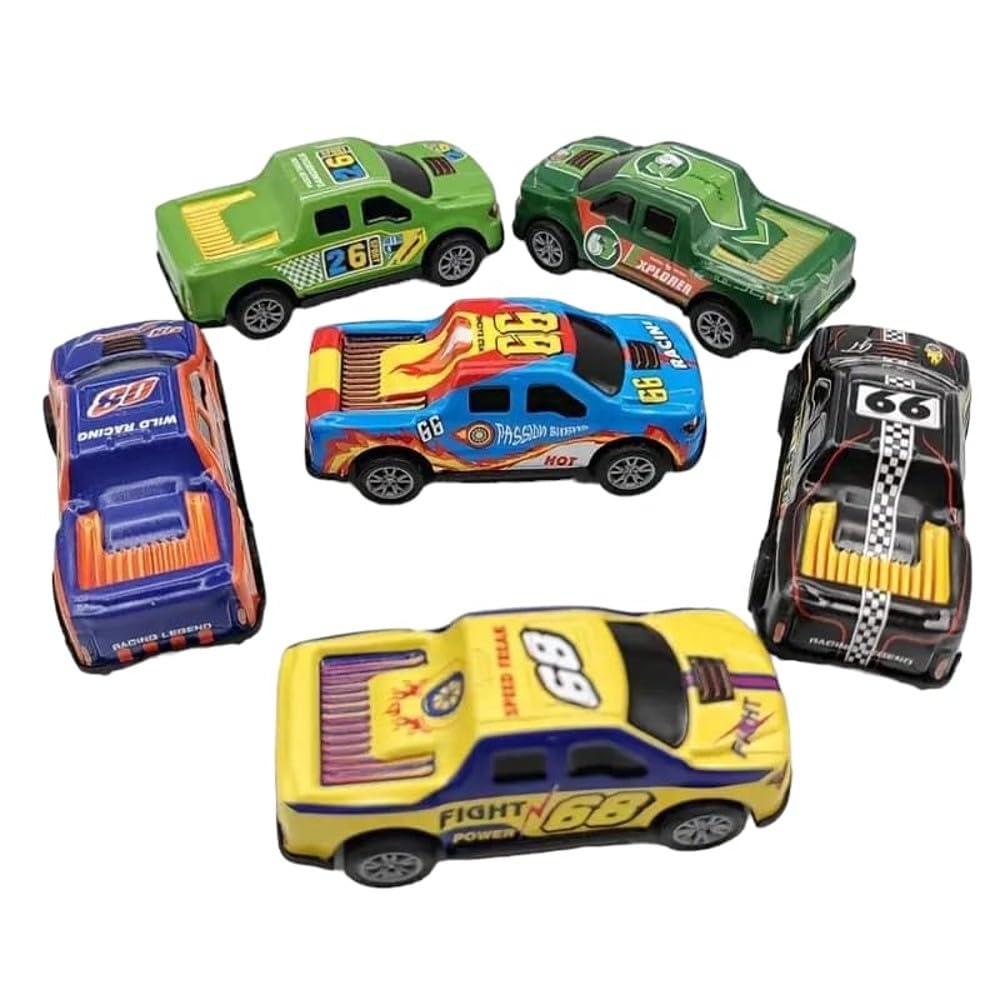 Tzoo Technology and You Pull Back Action Mini Metal Cars Set Toys for Kids | 6 Pieces Car Vehicle Set | Unbreakable Friction Powered Racing Cars | Ideal Gift or Party Favours for Kids - Multicolor (B0D49KJLBZ) Amazon Price History, Amazon Price Tracker