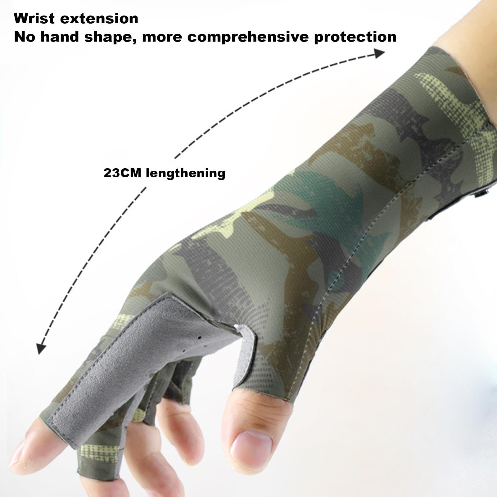 Sonnenhandschuhe Zum Angeln - Elastisch, Rutschfest, UPF-Schutz Für Outdoor