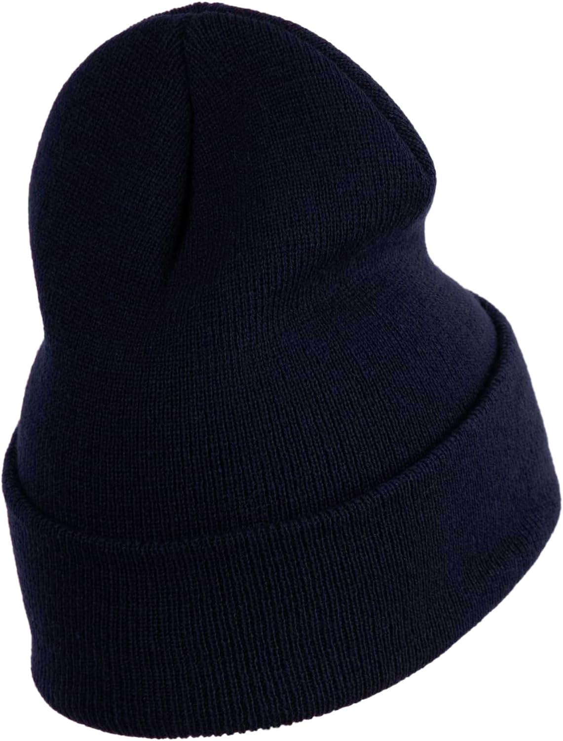 Navy USN Veteran Logo Embroidered 12 inch Cuffed Knit YP Long Beanie - Image 3