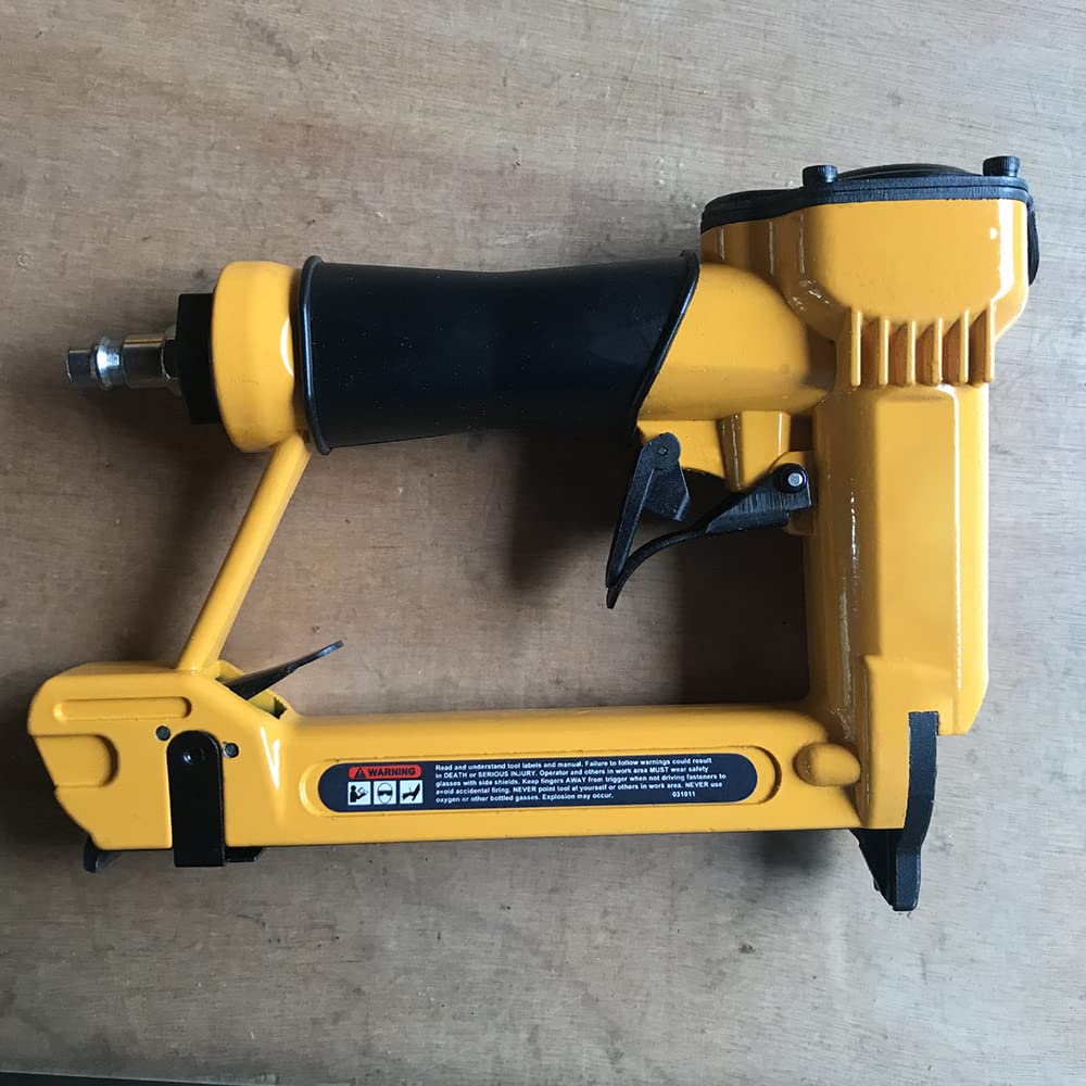 Pneumatic Nailer Air Nail Gun Furniture Brad Nailer Wood Frame Stapler Pneumatic Power Tools with 6000Pcs Nails