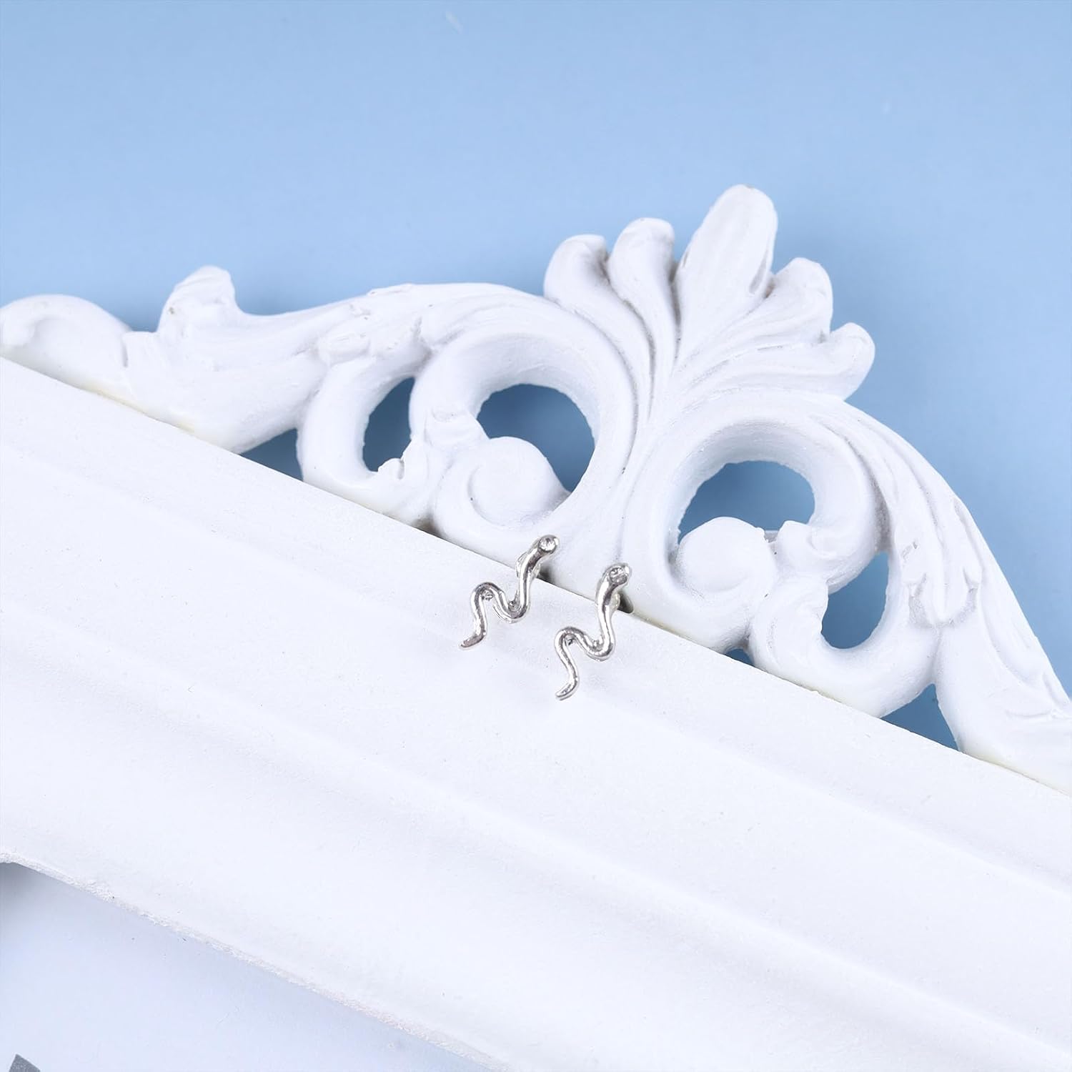 Boho Tiny Snake Earrings Sliver Crystal Snake Stud Earrings CZ Serpent Earrings snake helix earrings Punk Animal Earrings Jewelry for Women - Image 4