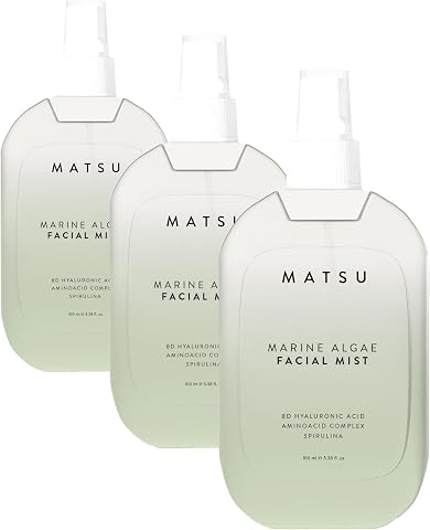 Matsu Professional Marine Algae, Yenileme ve NeMlendirme Yüz Misti, 100 Ml (3 paketi)