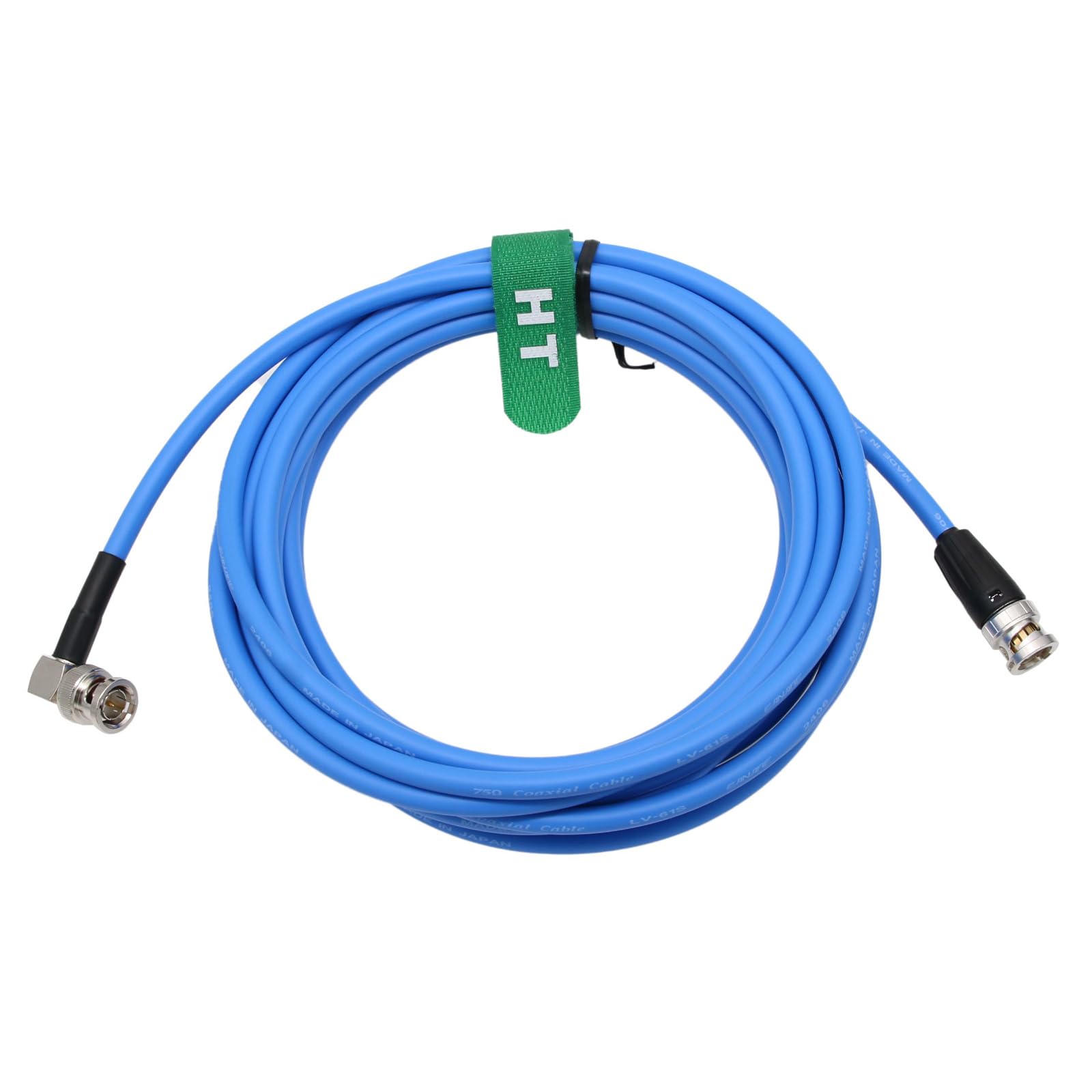 Hangton 12G HD SDI kabel wideo 4K 60P BNC męski do BNC męski Canare LV-61S 75 Ohm koncentryczny do monitora kamery Blackmagic Komodo Alexa Atomos 30M kąt prosty do prostego