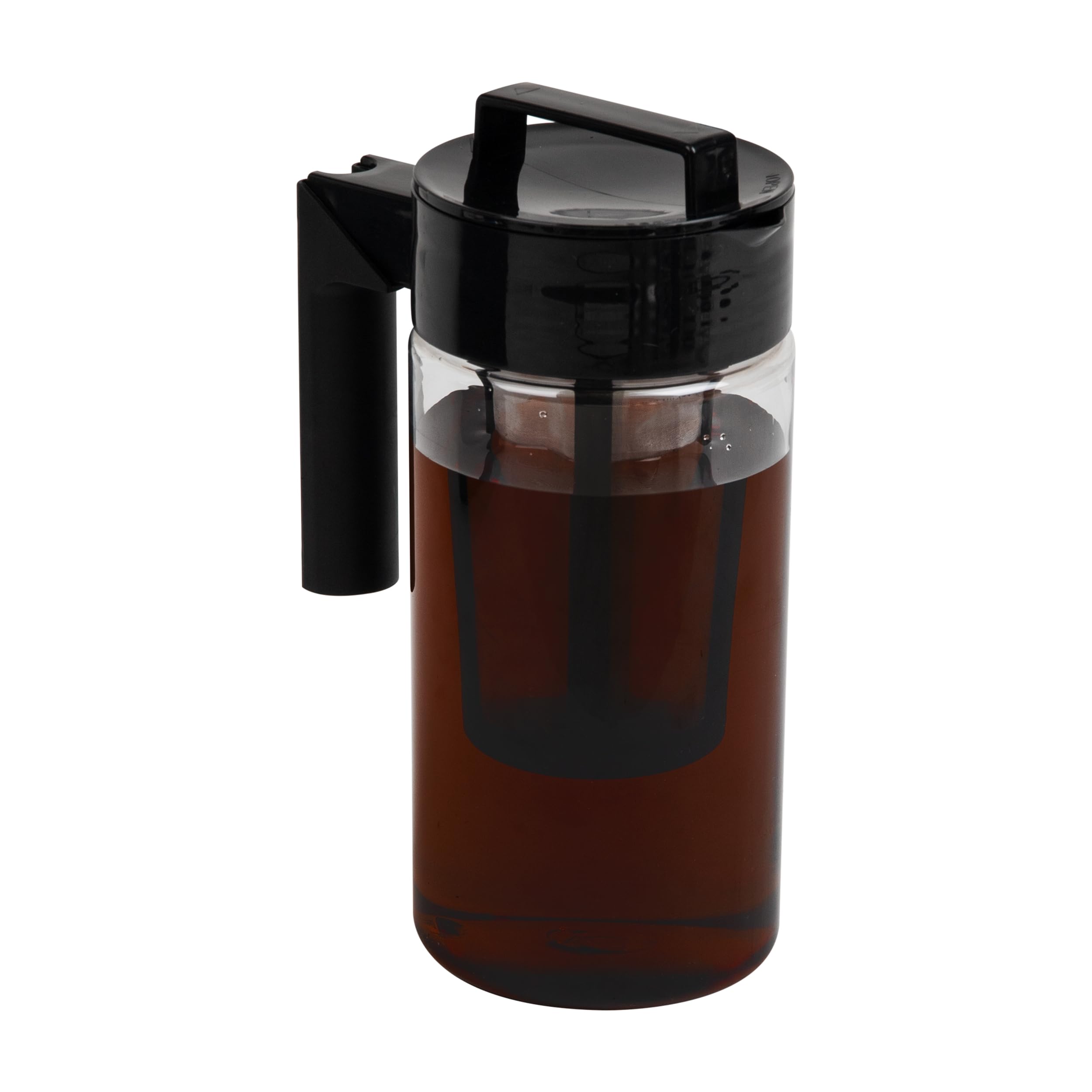 Cold Brew Coffee Maker, Heat-Resistant Handle, 1.3 Liter, Plastic, Clear
