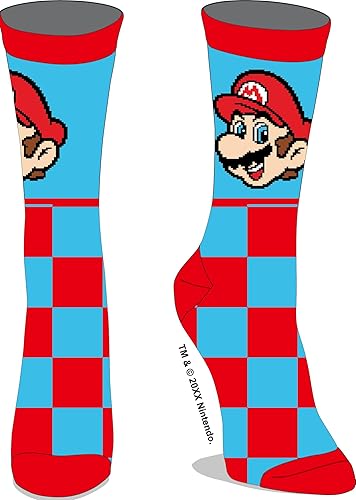 Miniatura 6 de Super Mario Bros. Calcetines para adultos (5 unidades), Multi colorido