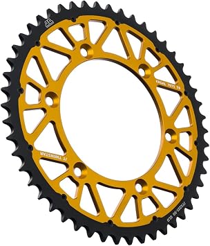 JT Sprockets JTX251.50GLD 50 Tooth Gold Twinstar Steel/Aluminum Hybrid Rear Sprocket