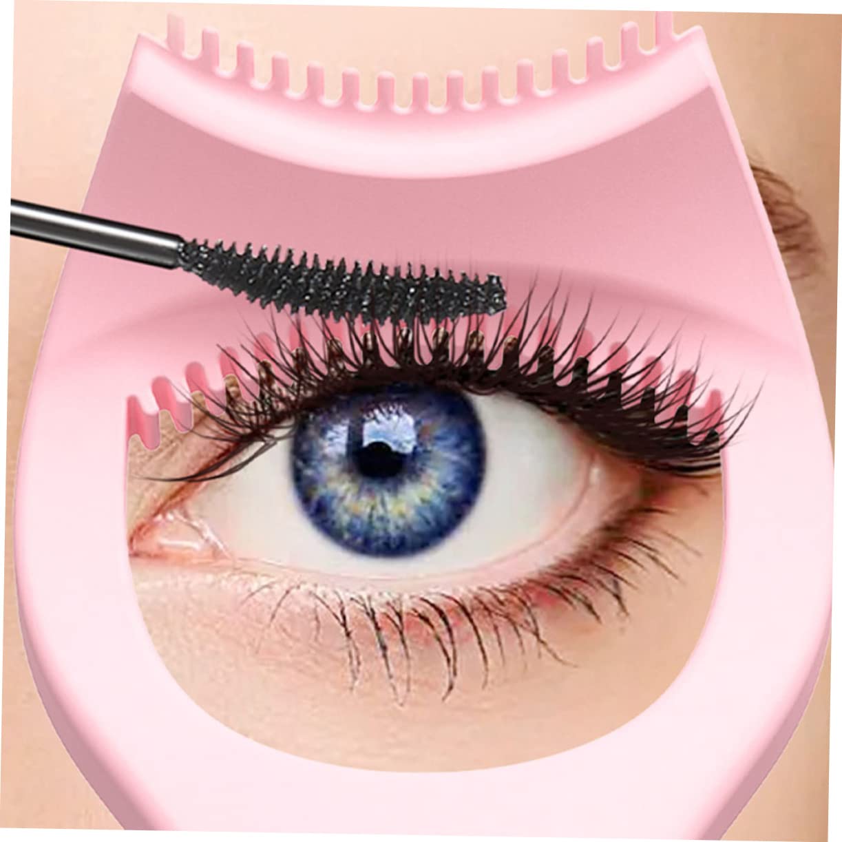 Housoutil 8pièces Outils De Maquillage Multifonctionnels Pour Yeux Silicone Pour Eyeliner Et Mascara Accessoire Pratique Pour Maquillage Parfait