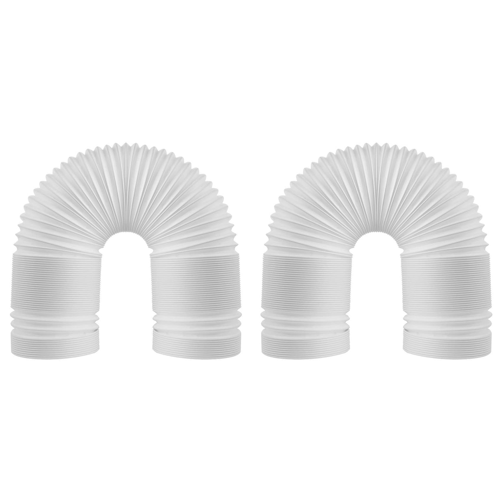 Hndhbfgrt 2X Portable Air Conditioner Hose, Universal Pipe Air Conditioner Exhaust Hose 5.9 Inch Width PVC Duct Extension(1.5M)