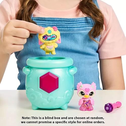 Miniatura 7 de Magic Mixies - Caldero para tocar y revelar, 2 unidades, varita mágica revela el poder mágico, serie Power Unleashed, para niños de 5 años en