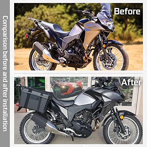 Tazgantax Compatible With Ver-Sys-X 300 Crash Bar Engine Guard Protector Bumper For Ka-Wa-Sa-Ki Ver-Sys X 300 X300 2017 2018 2019 2020 2021 2022 2023 Motorcycle Accessories #TOP4