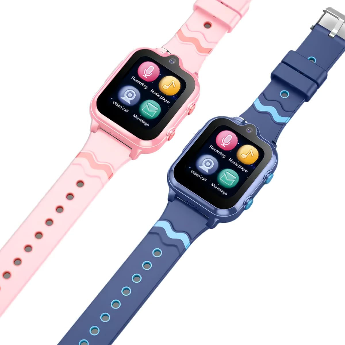 Smartwatch Infantil 4G – GPS de Alta Precisión, Doble Cámara, Videollamadas HD, Batería Extendida 1000mAh y Zonas de Seguridad – Color Negro