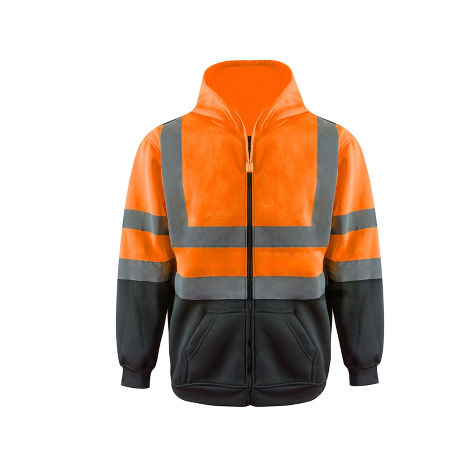 Chaleco reflectante de alta visibilidad, Chaleco Térmico Reflectante de Alta Visibilidad Chaqueta Unisex Multicolor S-5XL