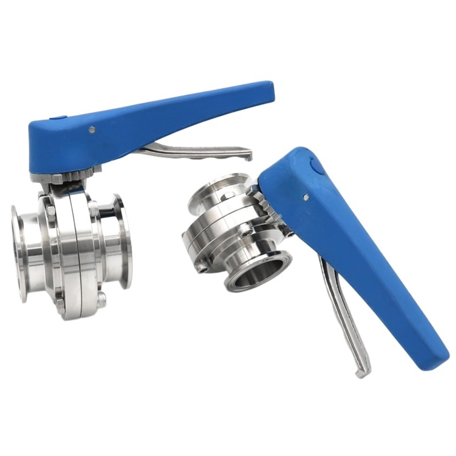 Vanne papillon tri-clamp 32mm inox 316L haute pureté pour brassage de bière