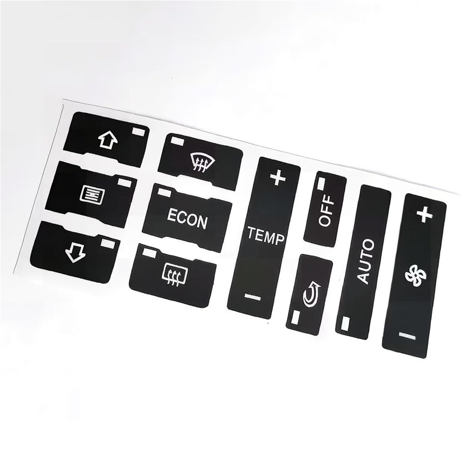 Dash Button Stickers Compatible with A2 for A3 for 8L Car Air Conditioner Control Switch Button Repair Kit Replacement Accessories