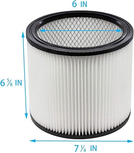 Miniatura 7 de Extolife Filtro de repuesto compatible con Shop-Vac 90350 90304 90333, se adapta a Shop Vac de 4-16 galones, la mayoría de aspiradoras húmedas y