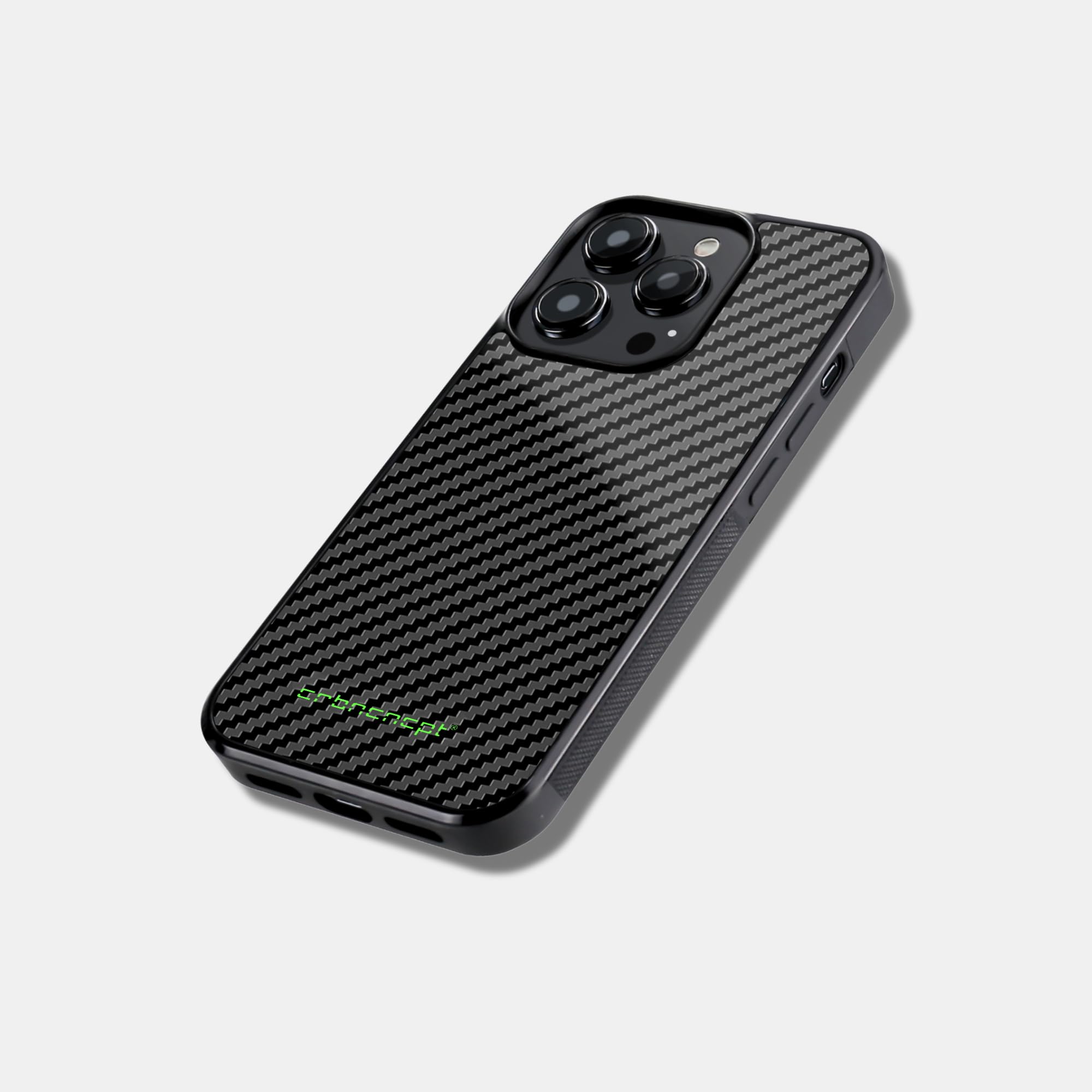 Custodia protettiva in fibra di carbonio per iPhone 13 14 15 16 | Cover magnetica | Cover rigida - Nero - Uomo | Mini - Pro - Pro Max (iPhone 16 Pro)