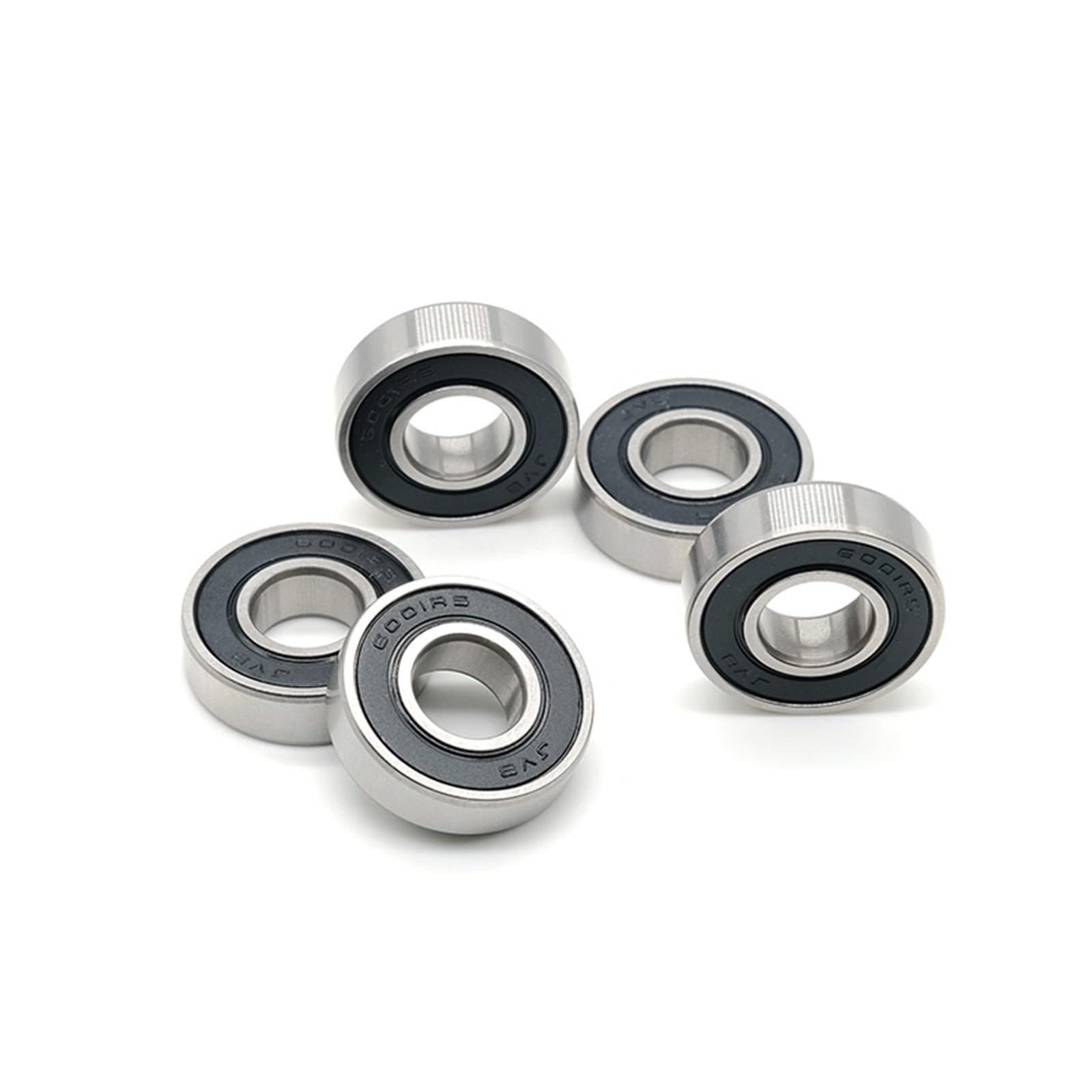 2 pezzi S6001-2RS S6001RS acciaio inossidabile 12 * 28 * 8mm cuscinetto a sfere a gola profonda doppia copertura in gomma 12×28×8mm