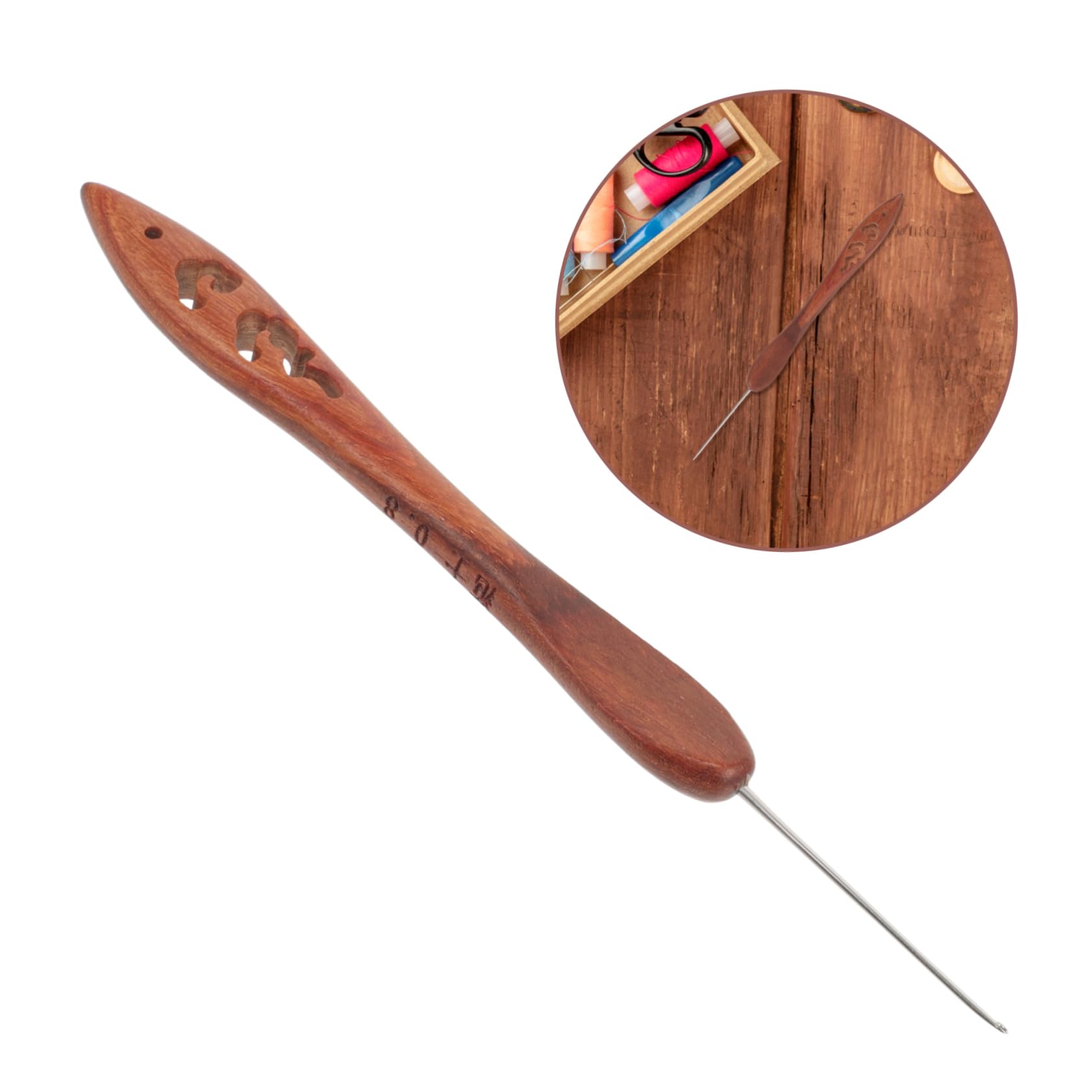 DIYEAH 2pezzi Strumenti Per Lavorare Maglia Di Sandalo Ganci Per Uncinetto Ergonomici Per Principianti e Amanti Del Fai Da Te Perfetti Per Maglioni Cappelli e Guanti