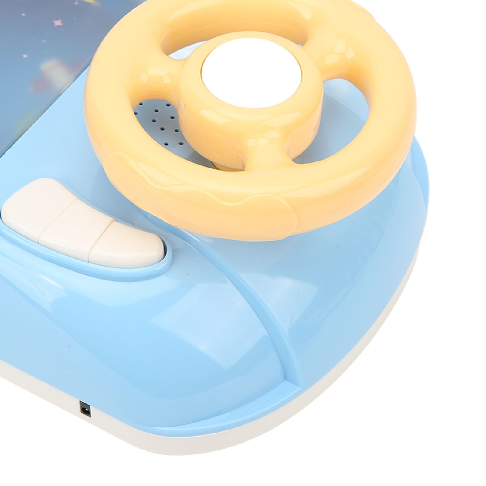 Hidyliu Giocattolo con volante di guida per divertimento educativo e apprendimento delle abilità per bambini, giocattolo in plastica, 43 x 22 cm, astronave