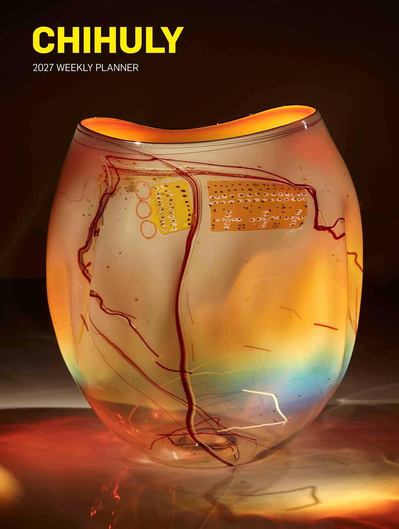 Chihuly 12-Month 2027 Weekly/Monthly Planner Calendar
