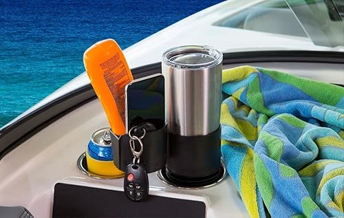 Miniatura 8 de Organizador de consola de dos tazas (negro)