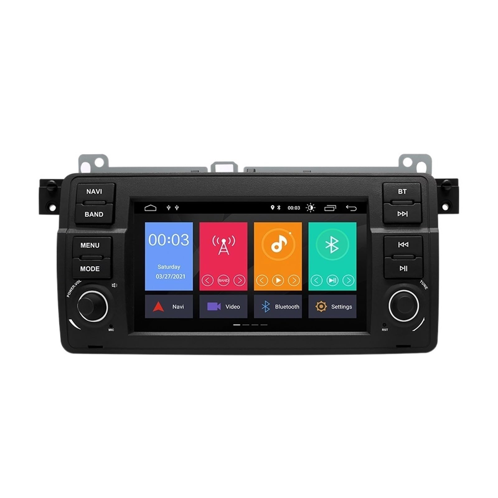 Unità Di Testa Audio Navigazione Multimediale For Auto Chiaro E Responsive(4Core 2GB 32GB)