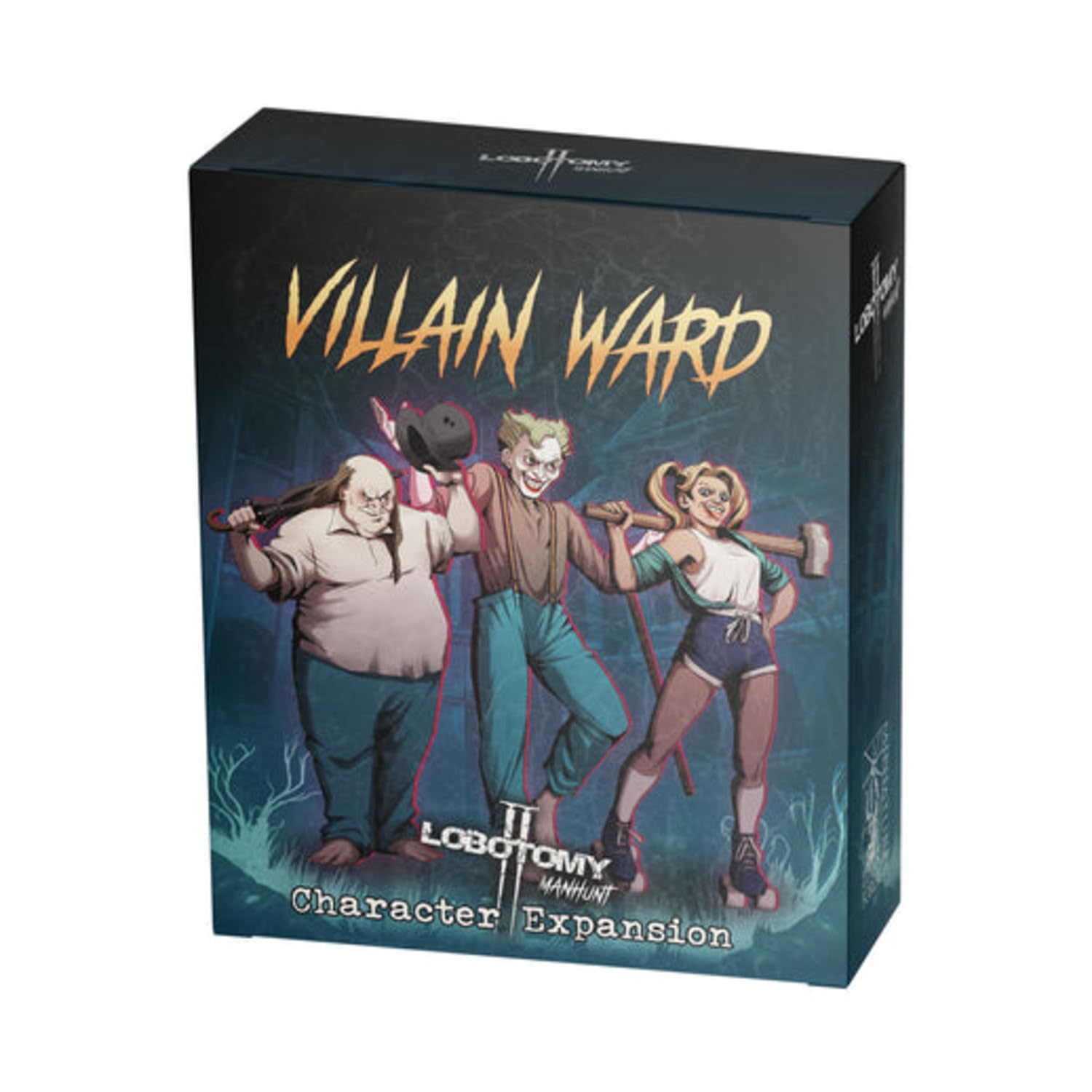 Titan Forge | Lobotomy 2: Manhunt - Villain Ward - Character Pack | Expansion | Criminal Masterminds Adds | Age 14+ | 1-5 Players | Franais Version