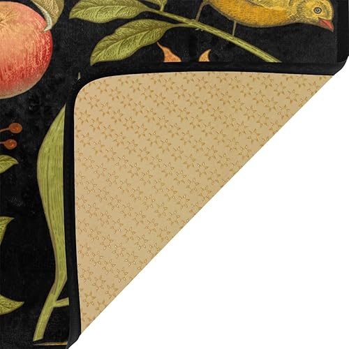 Miniatura 9 de susiyo Tapete de cocina Maravilloso tapete de cocina con flores de pascua, antifatiga, cómodo, antideslizante, resistente a las manchas de aceite,