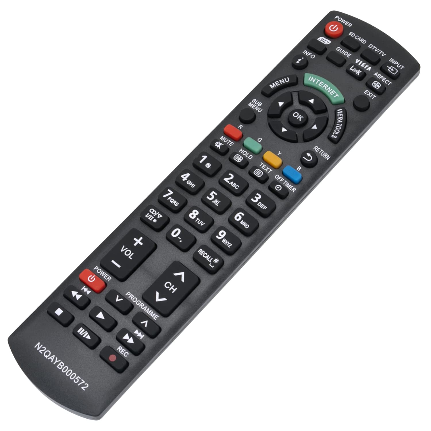 Ersatz Fernbedienung Für Panasonic TV | TX-L32EW30S | TX-L32EW5S | TX