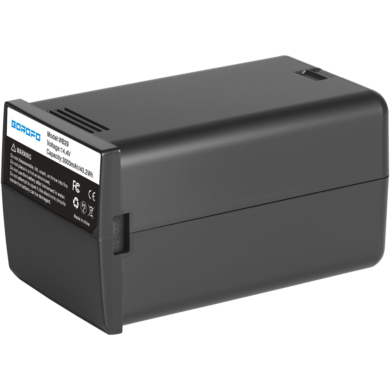 WB29 Replacement Battery for Godox AD200 Pro, AD200, WB29 / WB29A / WB29B Flashpoint eVOLV 200 and eVOLV 200 Pro Strobe Flash-image-23