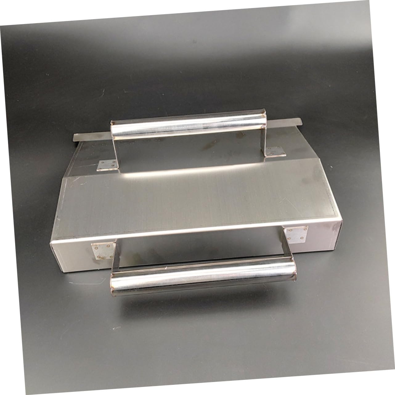 Cazzuola per Finitura Murale in Acciaio Inox, Argento | Lisciatura Pareti e Lavori su Calcestruzzo, Forma Unica, Design Multifunzione, Presa Confortevole