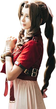 Aerith Cosplay FF7 Costume Adults Halloween Christmas Outfits
