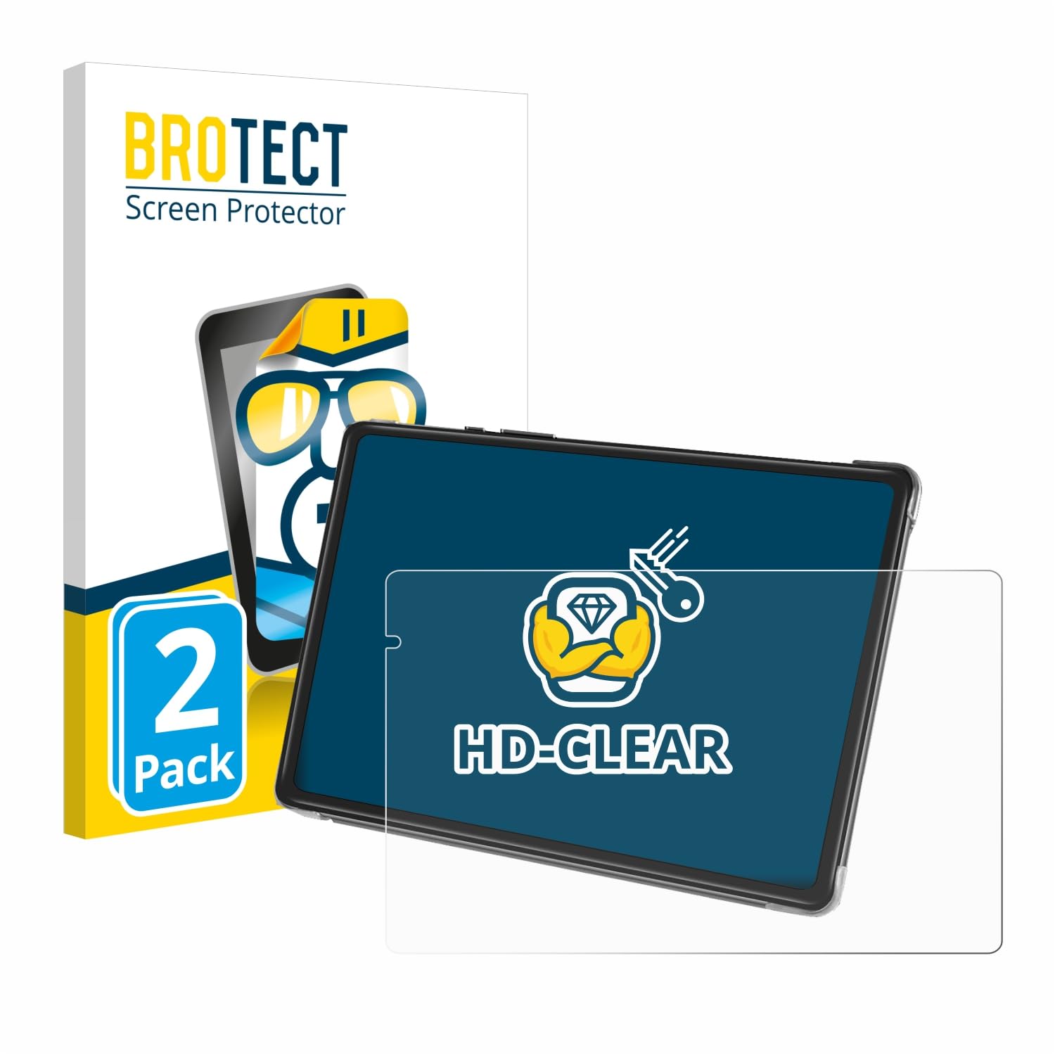Protector De Pantalla BROTECT Para Yestel T13 - Cristal 9H (Antiarañazos) - ¡Instalación Súper Fácil!