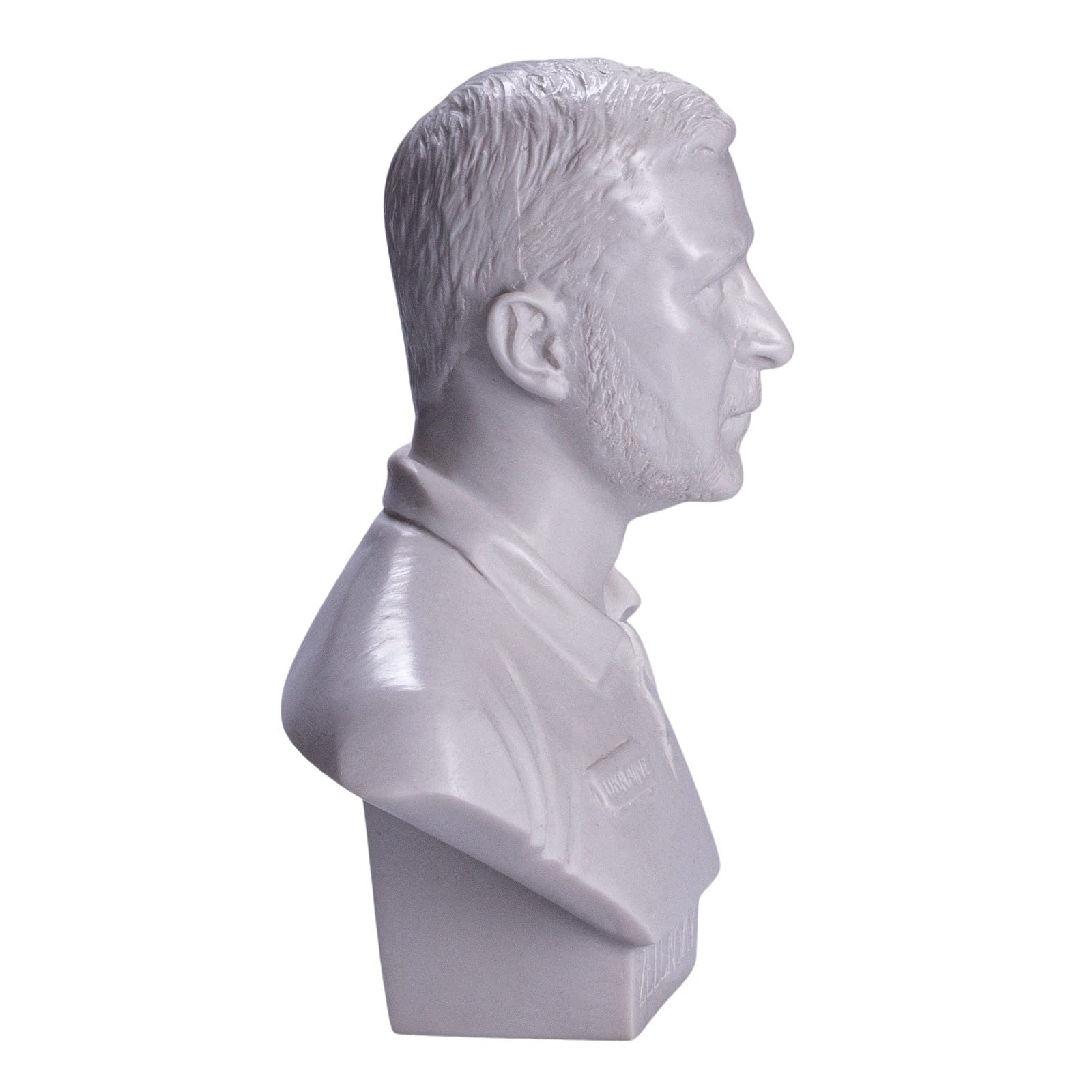 danila-souvenirs Ukrainian President Volodymyr Zelensky Marble Bust Statue Sculpture 6'' (15 cm)