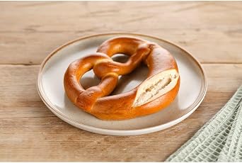 FAKHRI Plain Pretzel | Soft Traditional Pretzel for Snacking, Breakfast & Sandwiches