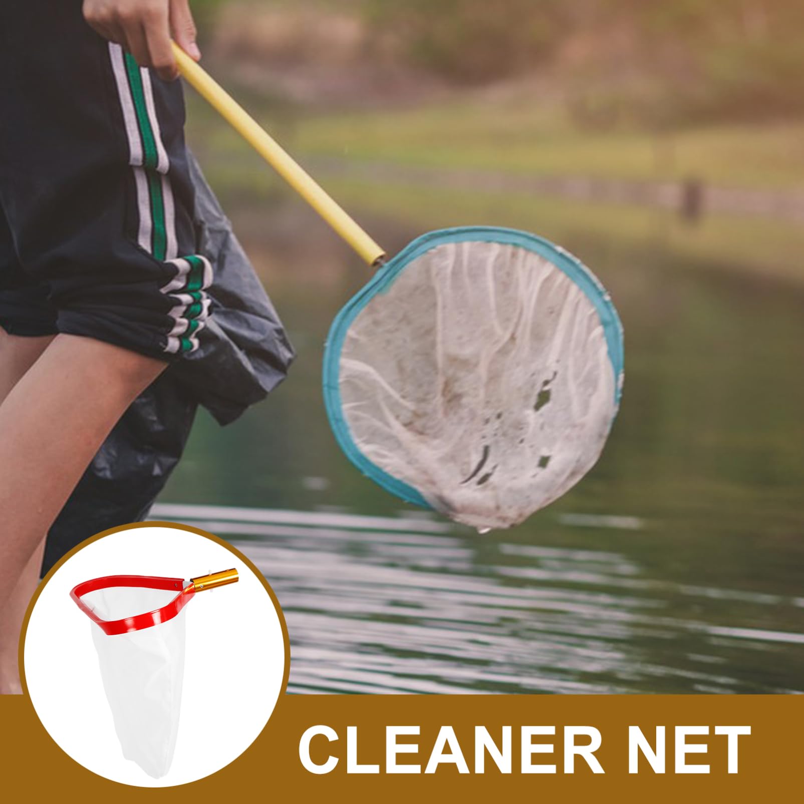 YARNOW Pesca para Limpieza De Estanques y Piscinas Herramienta Skimmer De Piscina para Accesorios De Limpieza De para