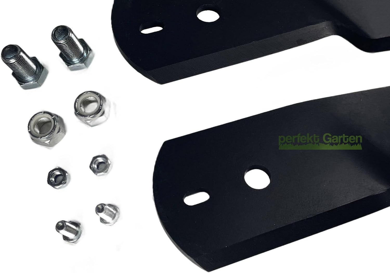 perfektGarten 2 x 17 cm lawnmower blades compatible with Stiga Park Ready Villa II 92 107 M / 1134-5073-03 1134507303