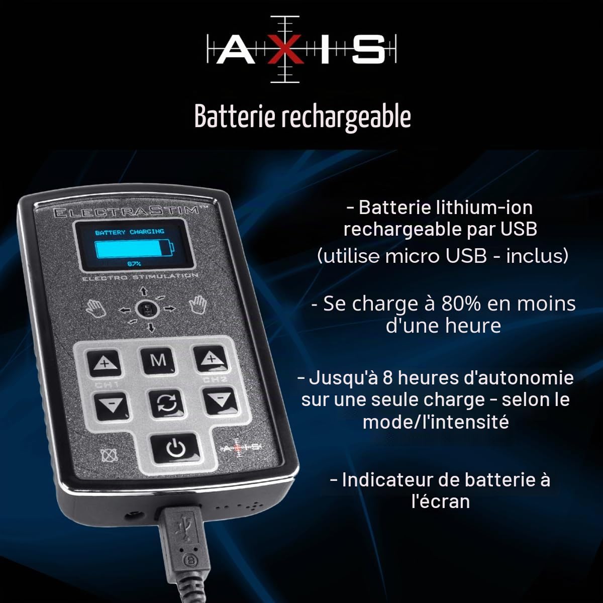Electrostimulateur Axis High Specification ElectraStim