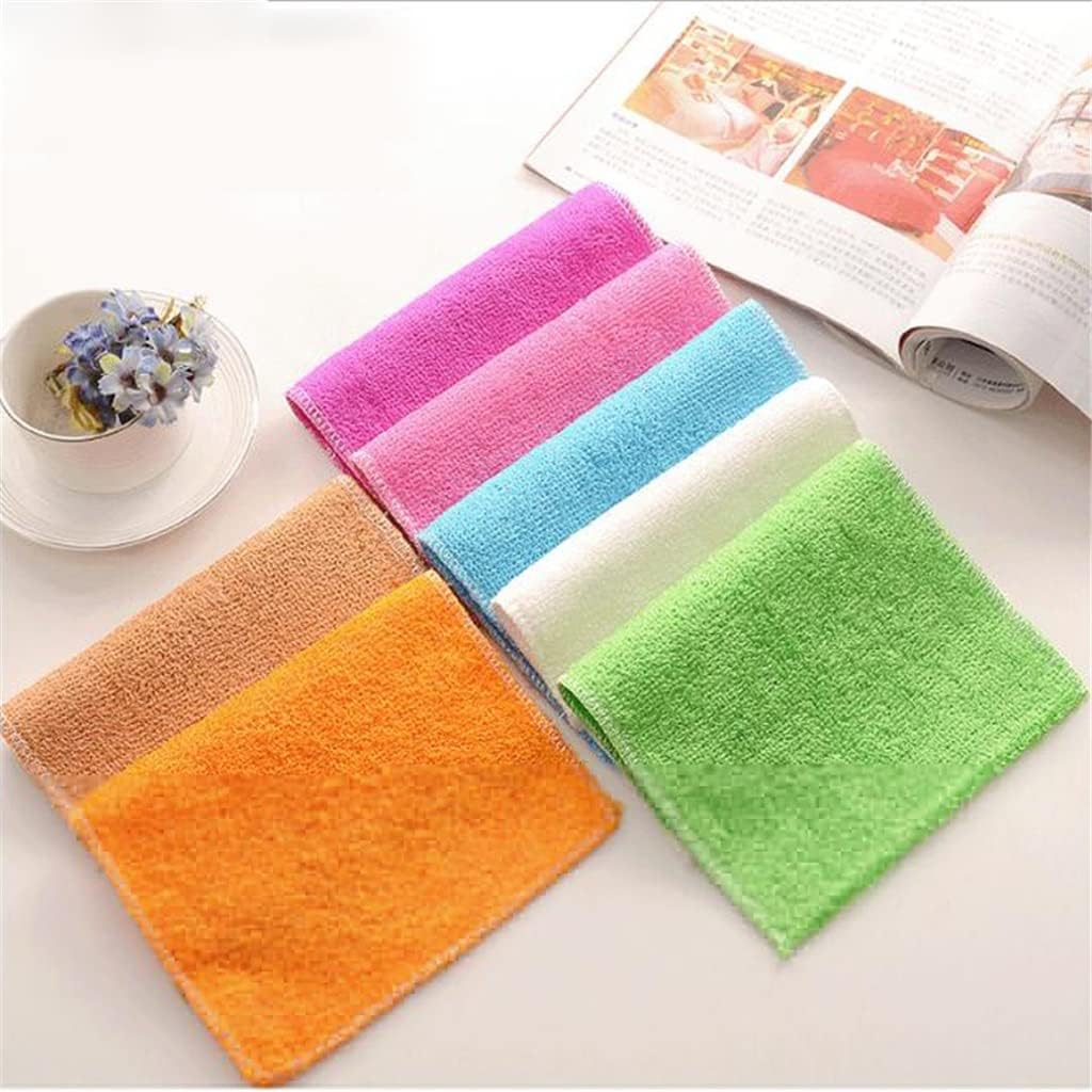 Wipe Hand Towels 6 Packs of Fiber Towel Cloth Household Gadgets Kitchen Rags Dishcloths Supplies