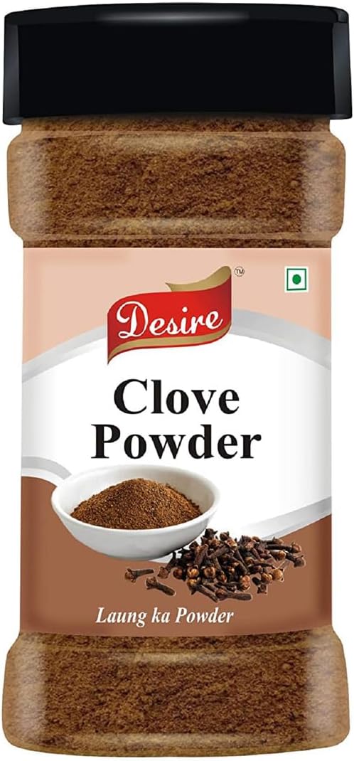 Desire Clove Powder, 100g | Natural Laung Lavang Powder for Cooking, Baking, Curries and Ayurvedic Uses | Premium Quality, Aromatic Spice