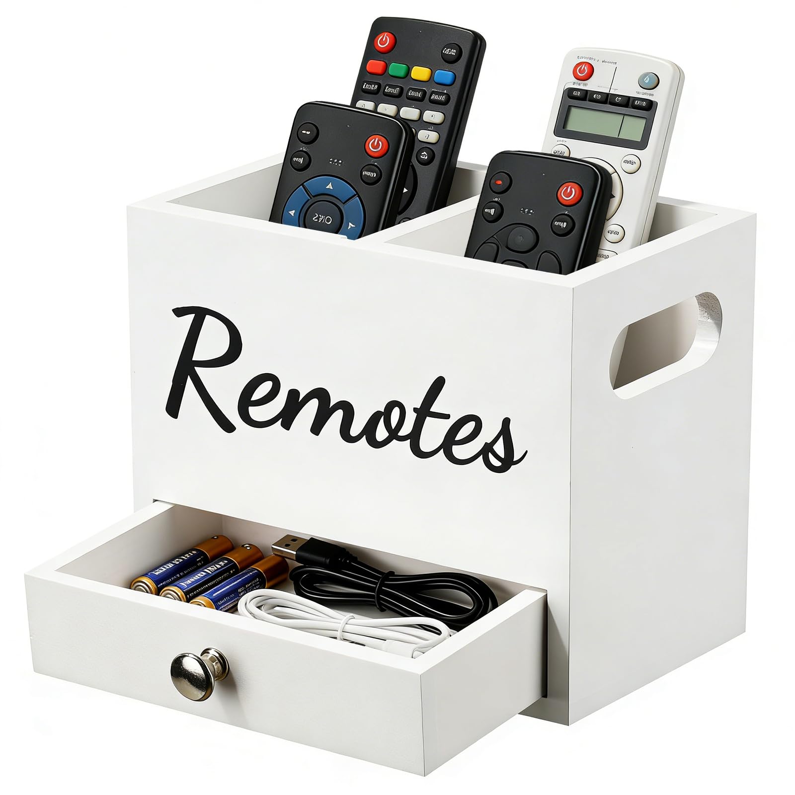Organiseur de télécommande avec tiroir autumndeer pour bureau net