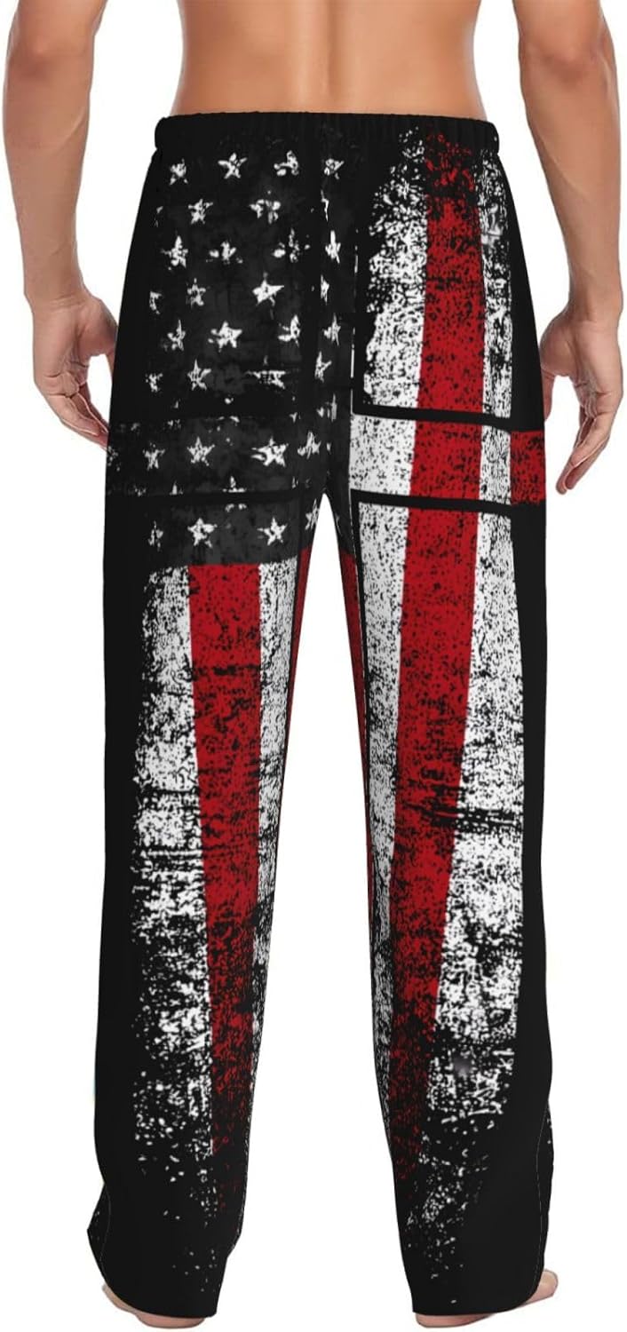 Mens Pajama Pant Funny Lounge Pant Soft Pyjama Trousers Size Bottoms With Pockets Drawstring Elastic Waist - Image 3
