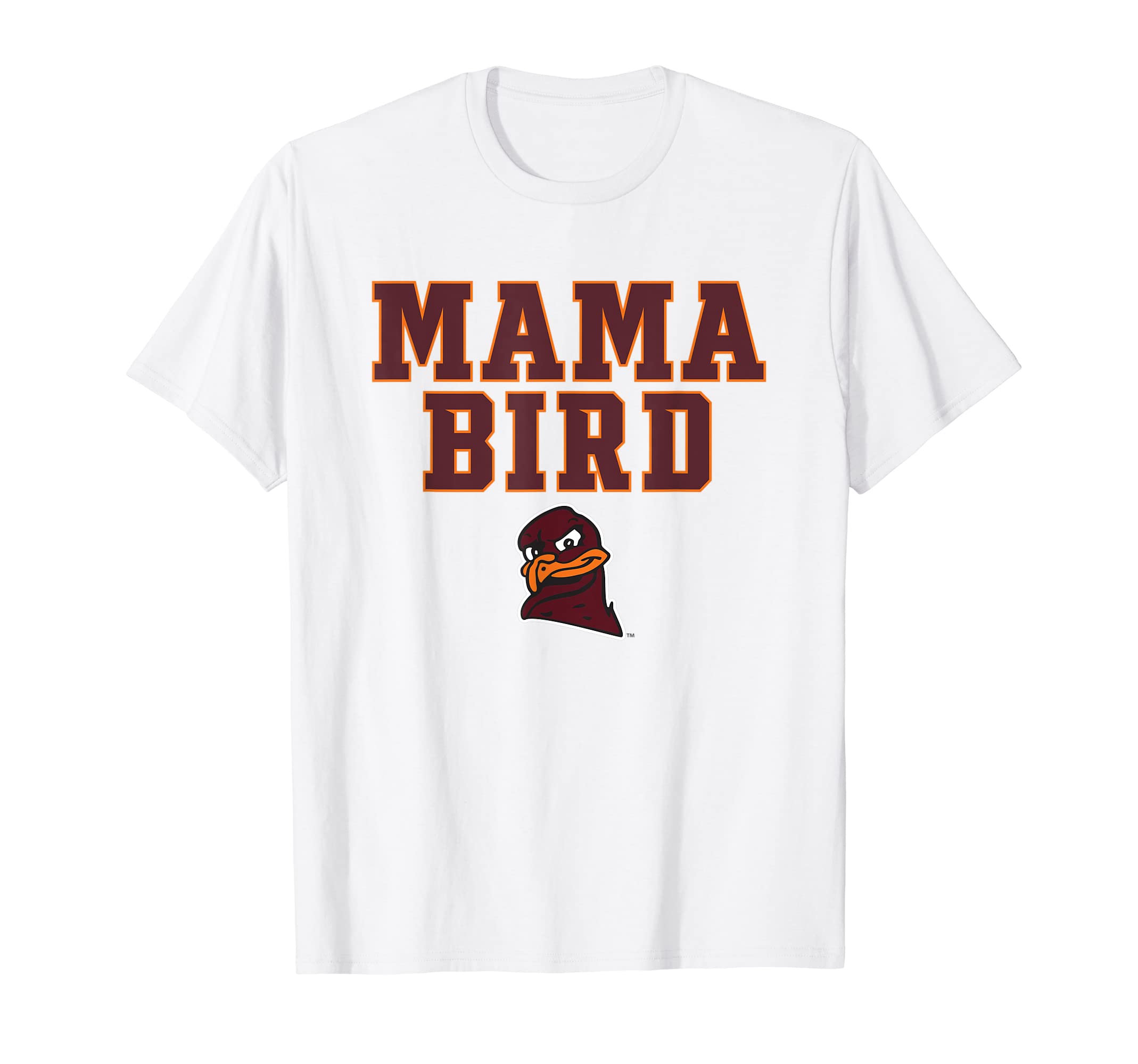 Elite AuthenticsVirginia Tech Hokies Mama Bird White Officially Licensed T-Shirt