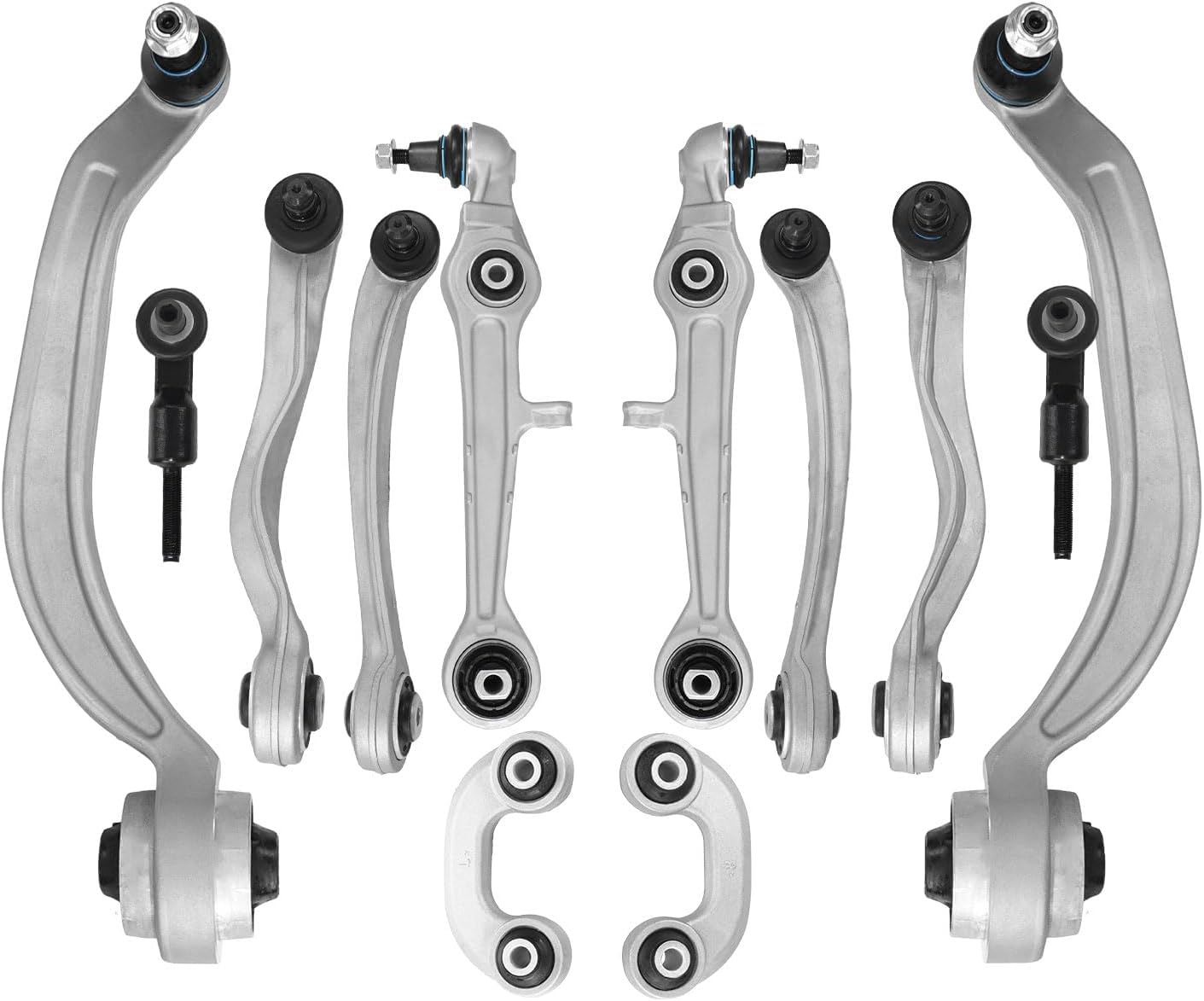 Control Arm, Suspension Kit Upper Lower Sway Bar Link Compatible With 1999-2001 Audi A4 A6 1998-2003 Volkswagen Passat